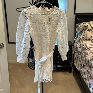 MAJE Guipure playsuit